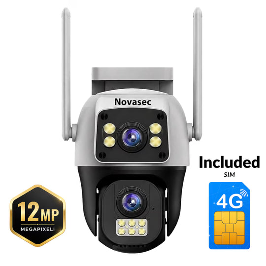 Camera De Supraveghere CCTV Vdeo Exterior Tripla 4G Novasec NovaGuard DuoCore