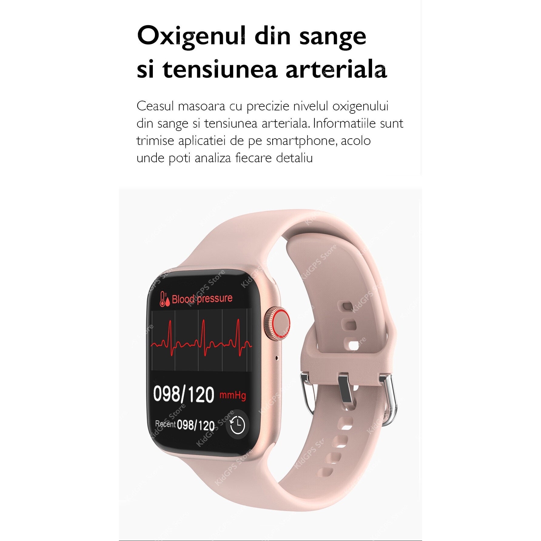 Ceas smartwatch TechONE™ W26 Pro, Negru