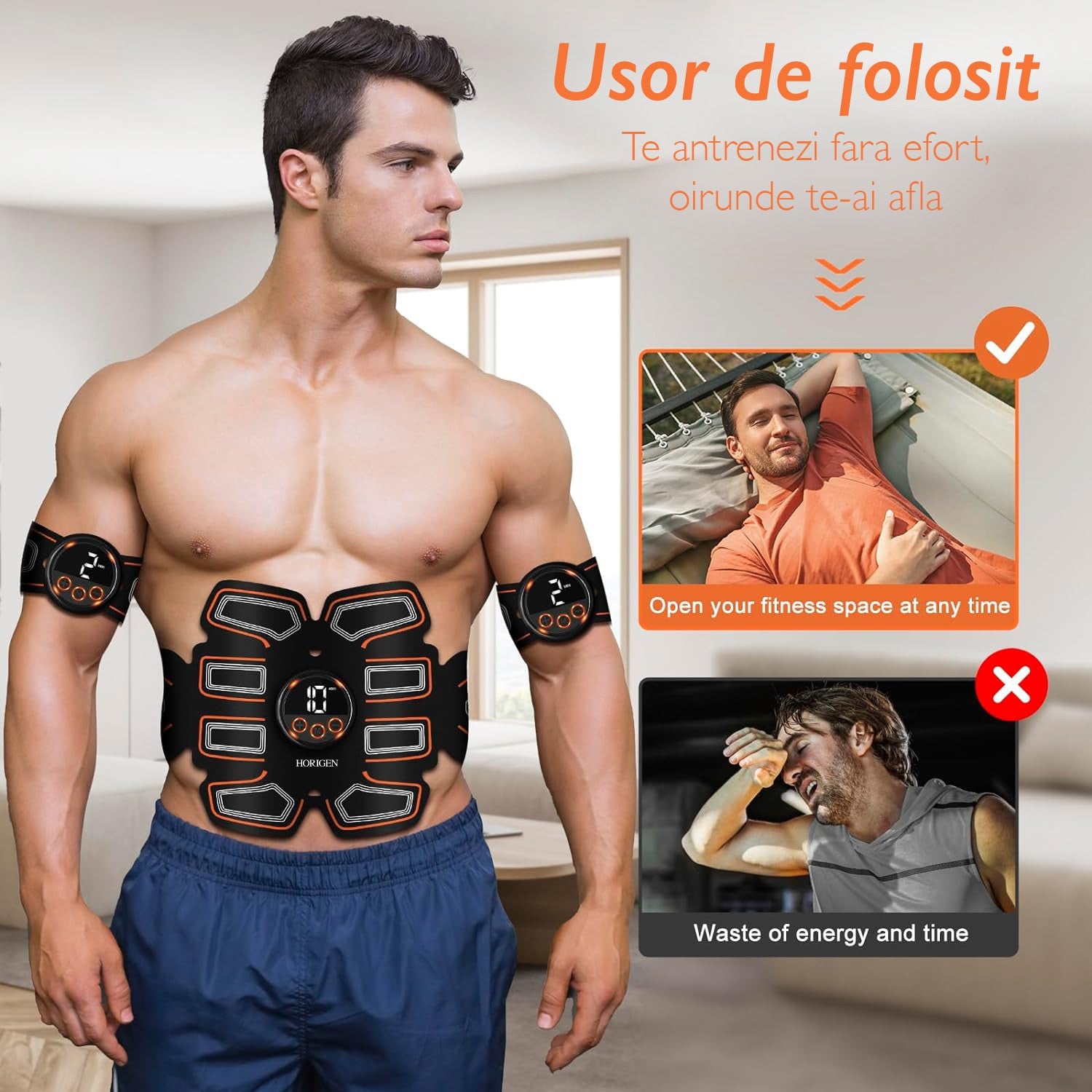 Aparat Electrostimulare Horigen® Body Fit
