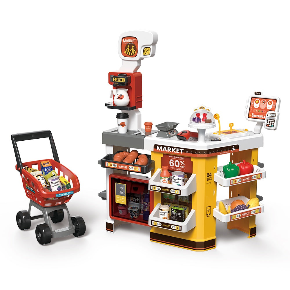 Set de Cumparaturi Tip Supermarket KidProtect MiniMarket Deluxe
