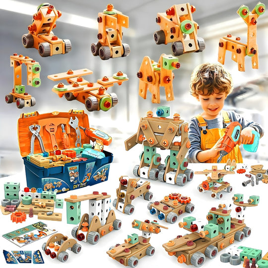 Trusa de Scule Copii De Constructie, Kidprotect Constructor Meister