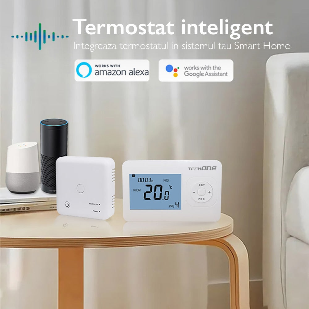 Termostat Ambient Centrala Termica WIFI Techone® AC8048s