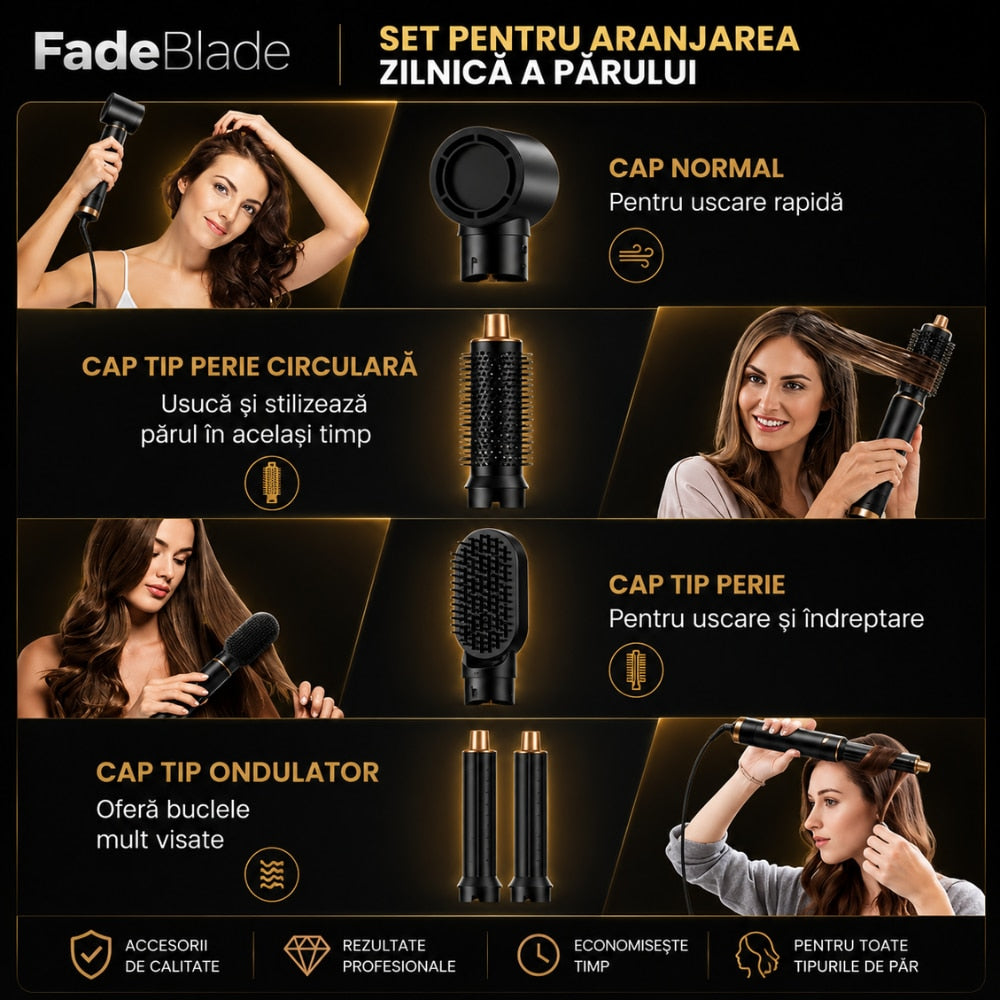 Uscator de Par 5 in 1 Multifunctional FadeBlade StyleFusion