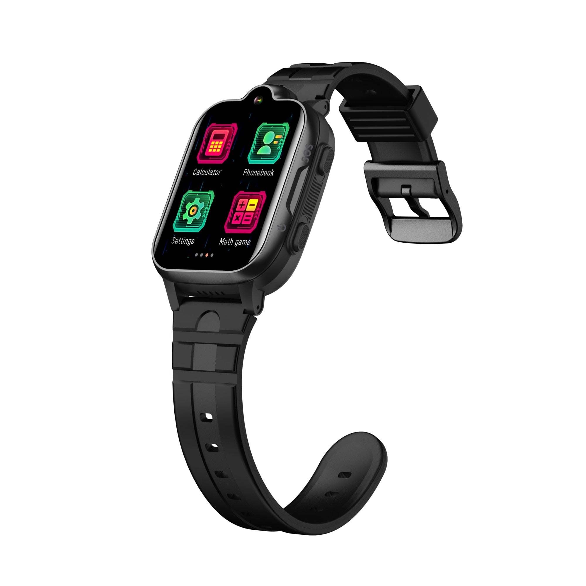 Ceas smartwatch GPS copii Techone™ CT08 Plus+, Negru