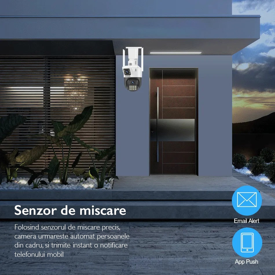 Camera de Supraveghere Dubla Wireless CCTV Loosafe® 80MX