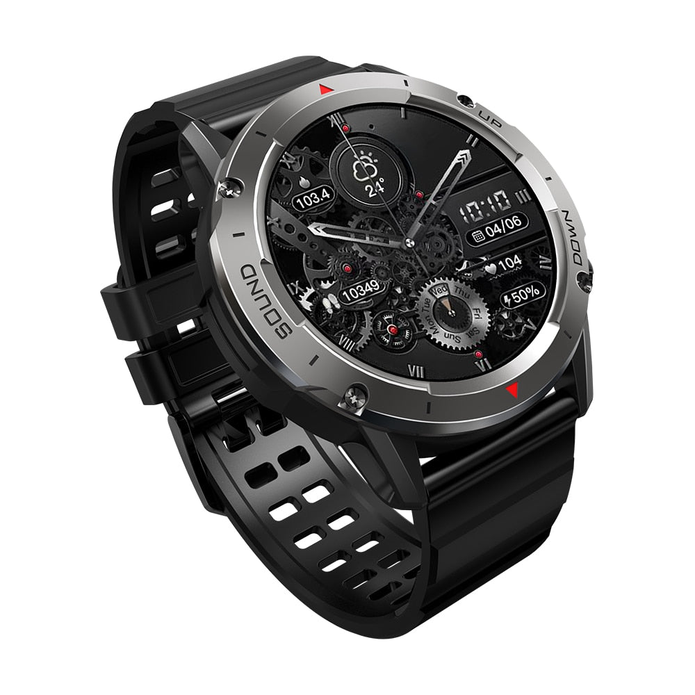 Ceas smartwatch barbati TechONE® NX9 Gorilla, Negru
