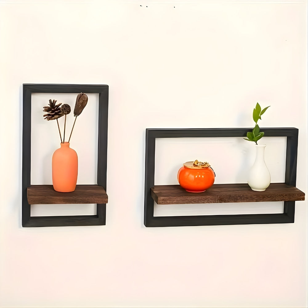 Set 2 Rafturi Din Lemn KD Home WoodCraft