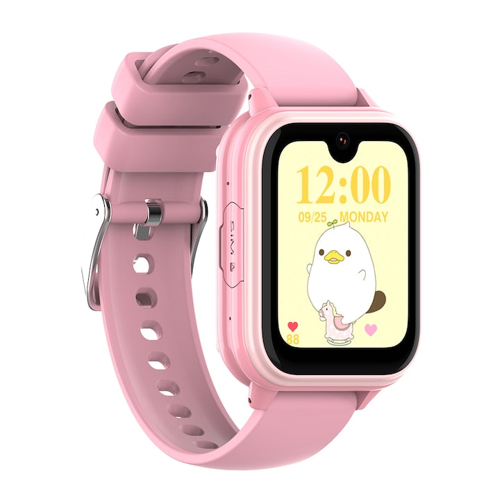 Ceas Smartwatch GPS Copii Cu Localizare Si Telefon Techone™ GuardianKid KT33, Roz