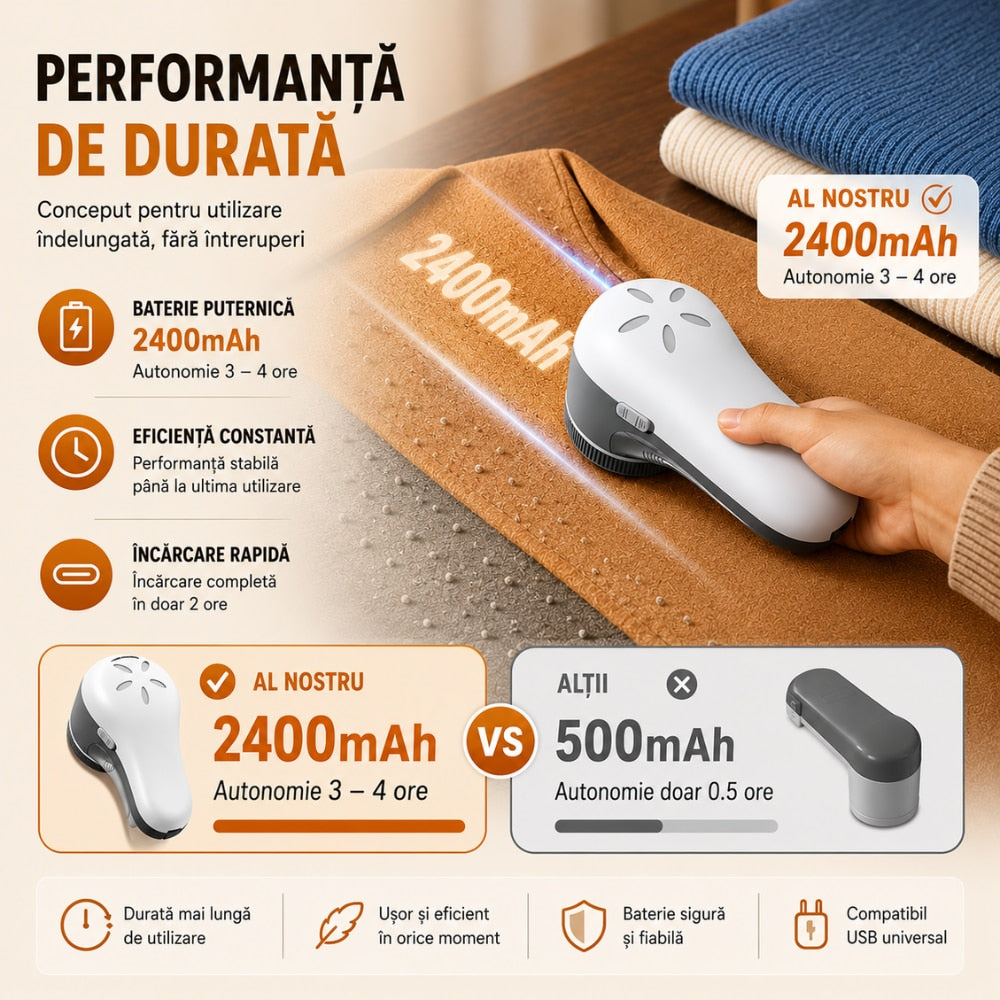 Aparat De Curatat Scame Cu Acumulator KD Home FuzzZero