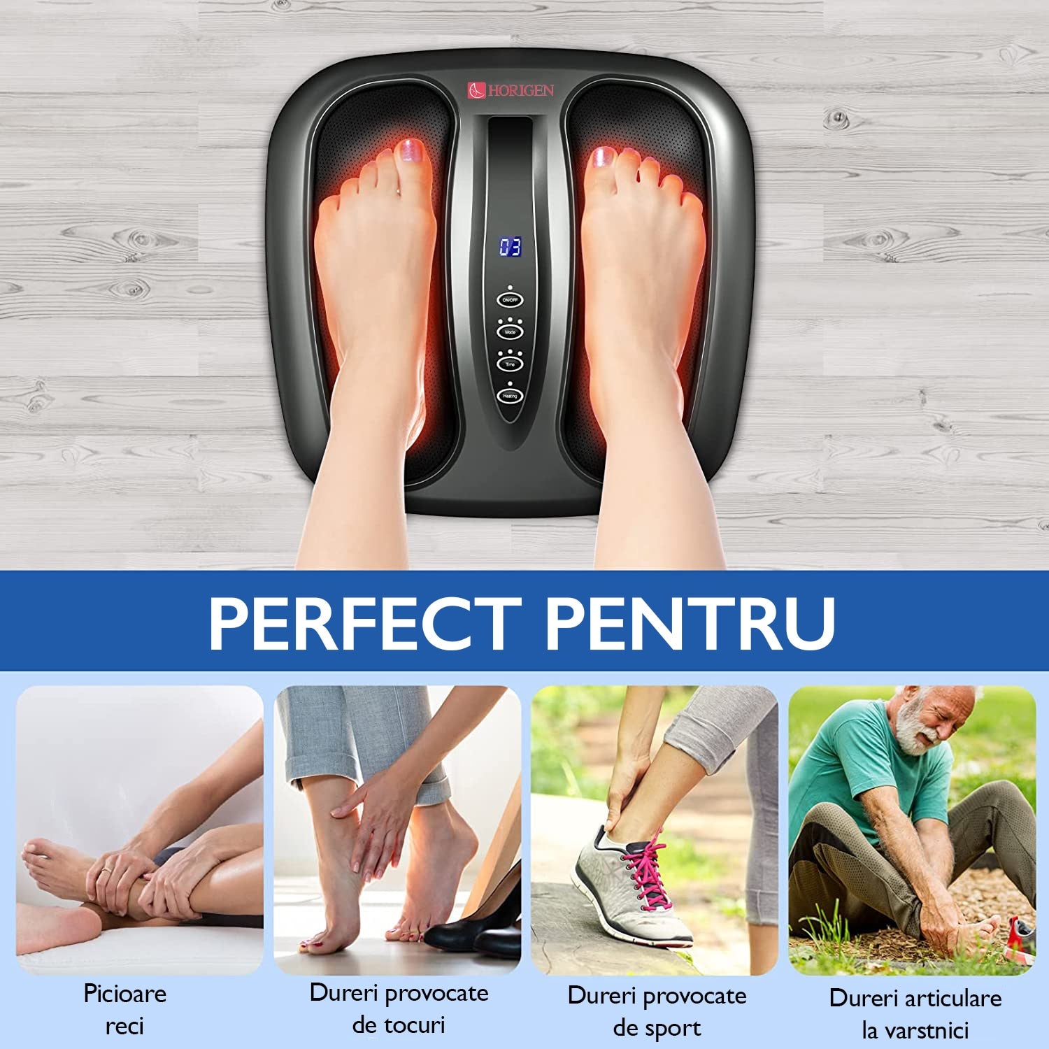Aparat de masaj picioare Horigen® Relax Pro