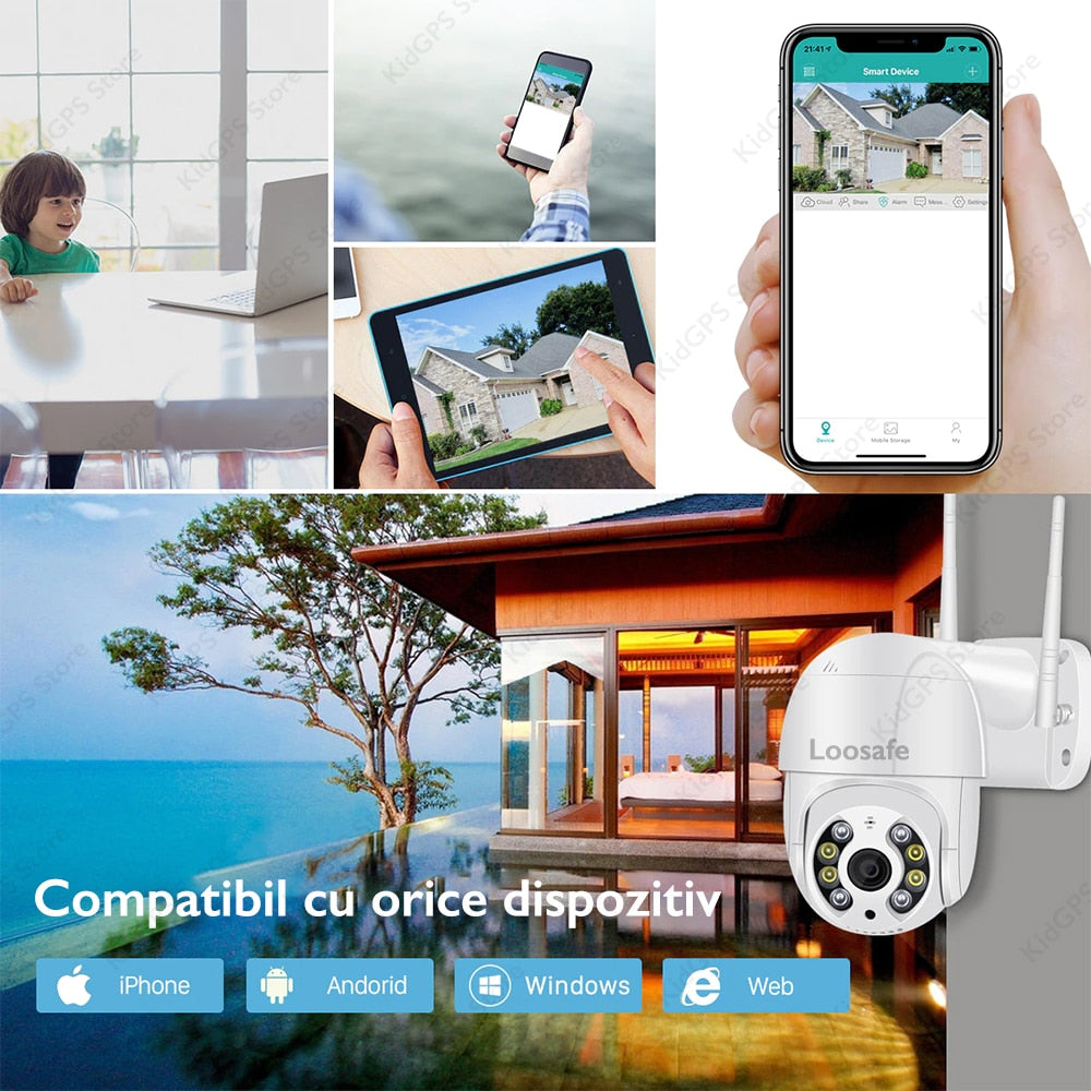 Camera de supraveghere WIFI Loosafe® 60HS Pro+