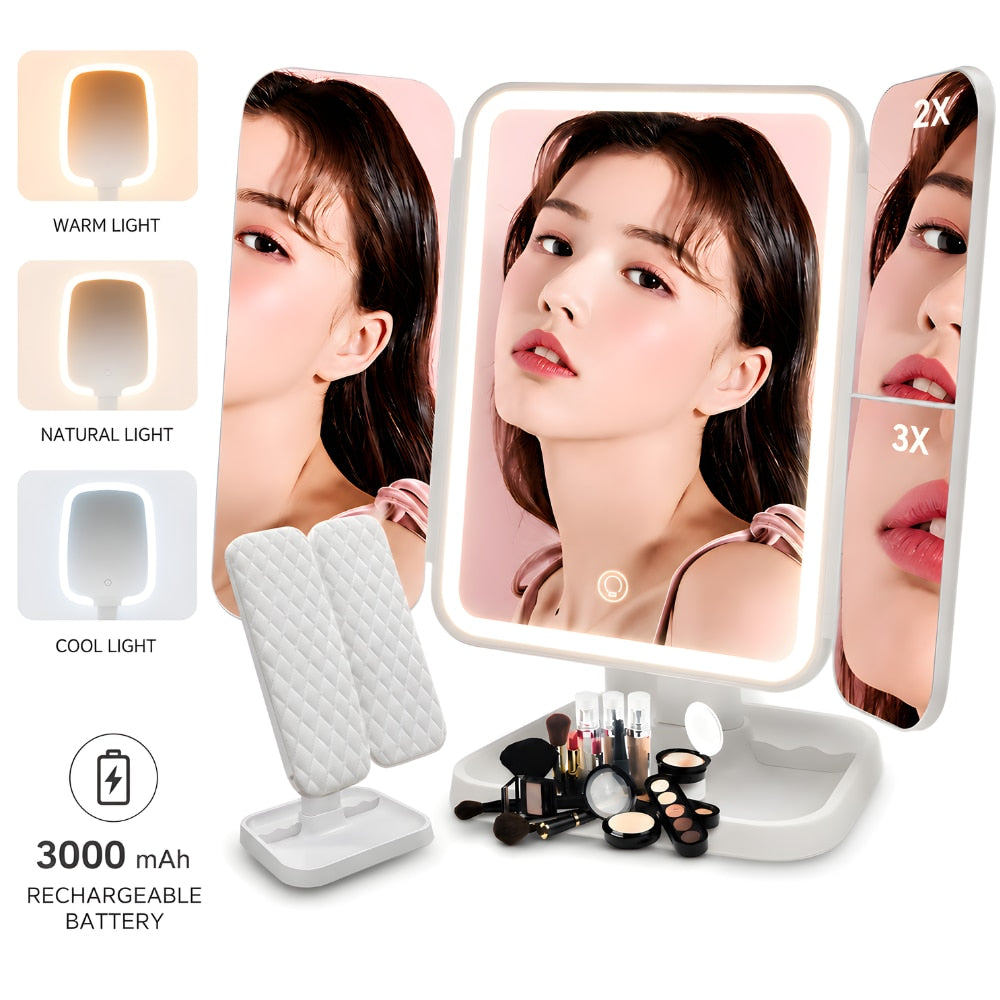 Oglinda Cosmetica Cu Marire Led Pentru Machiaj KD Home Luminelle