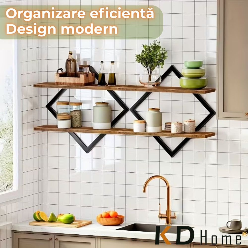 Set 2 Rafturi KD Home HexaDecor