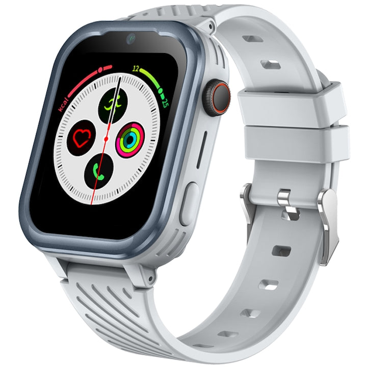 Ceas Smartwatch GPS Copii cu Localizare si Telefon Techone® FG60 Pro+, Argintiu