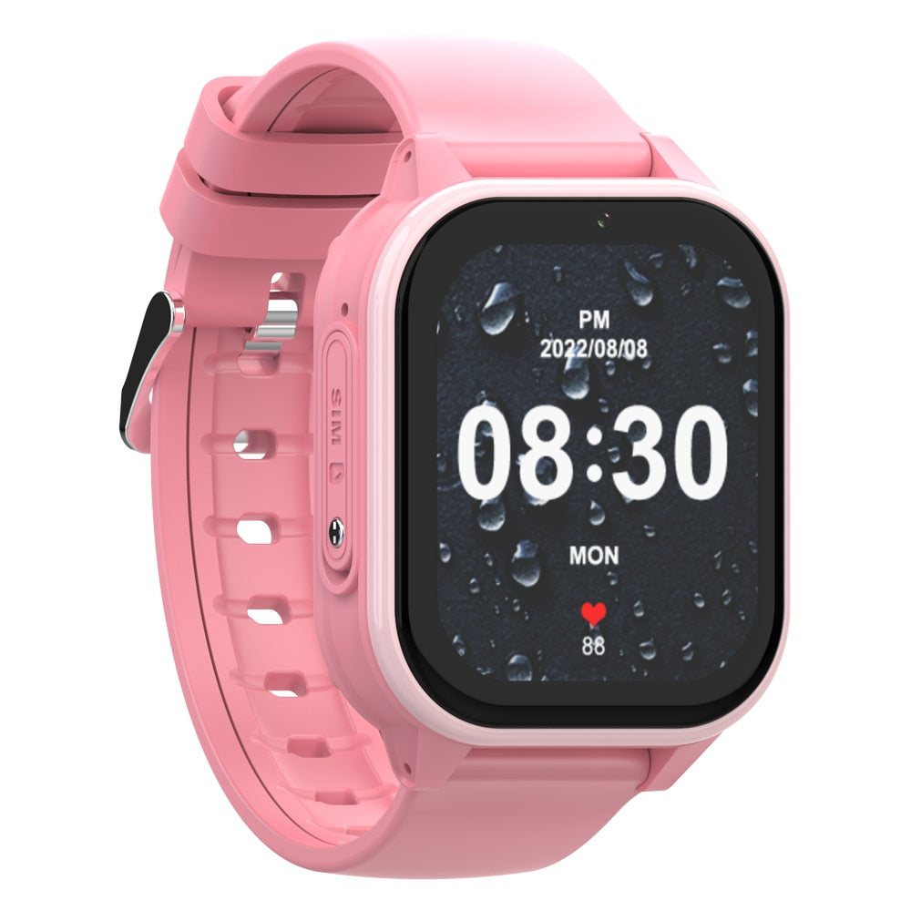 Ceas Smartwatch GPS Copii cu Localizare si Telefon Techone™ KT19T, Roz