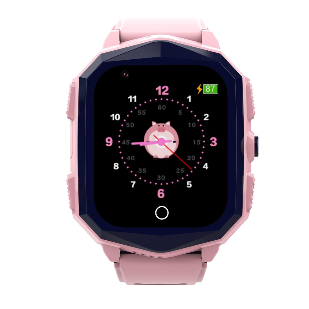 Ceas smartwatch GPS copii Techone™ KT20S 4G, Roz