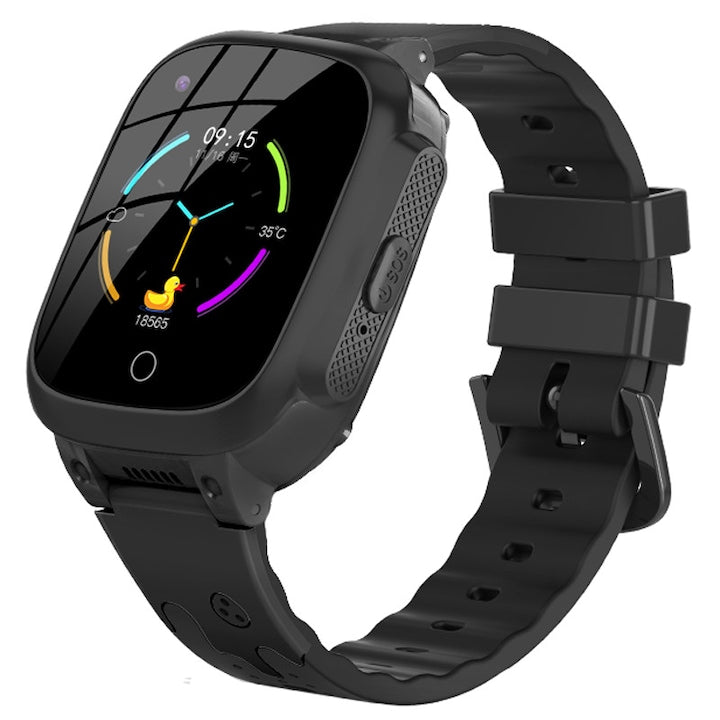 Ceas smartwatch GPS copii Techone™ LT25 4G, Negru