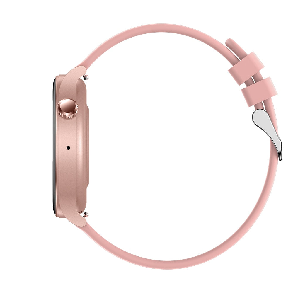 Smartwatch pentru femei TechONE® KR08 Pearl, Roz