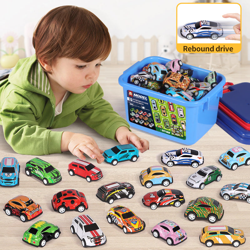 Set 26 Masinute Pentru Copii, KidProtect City Map Cars