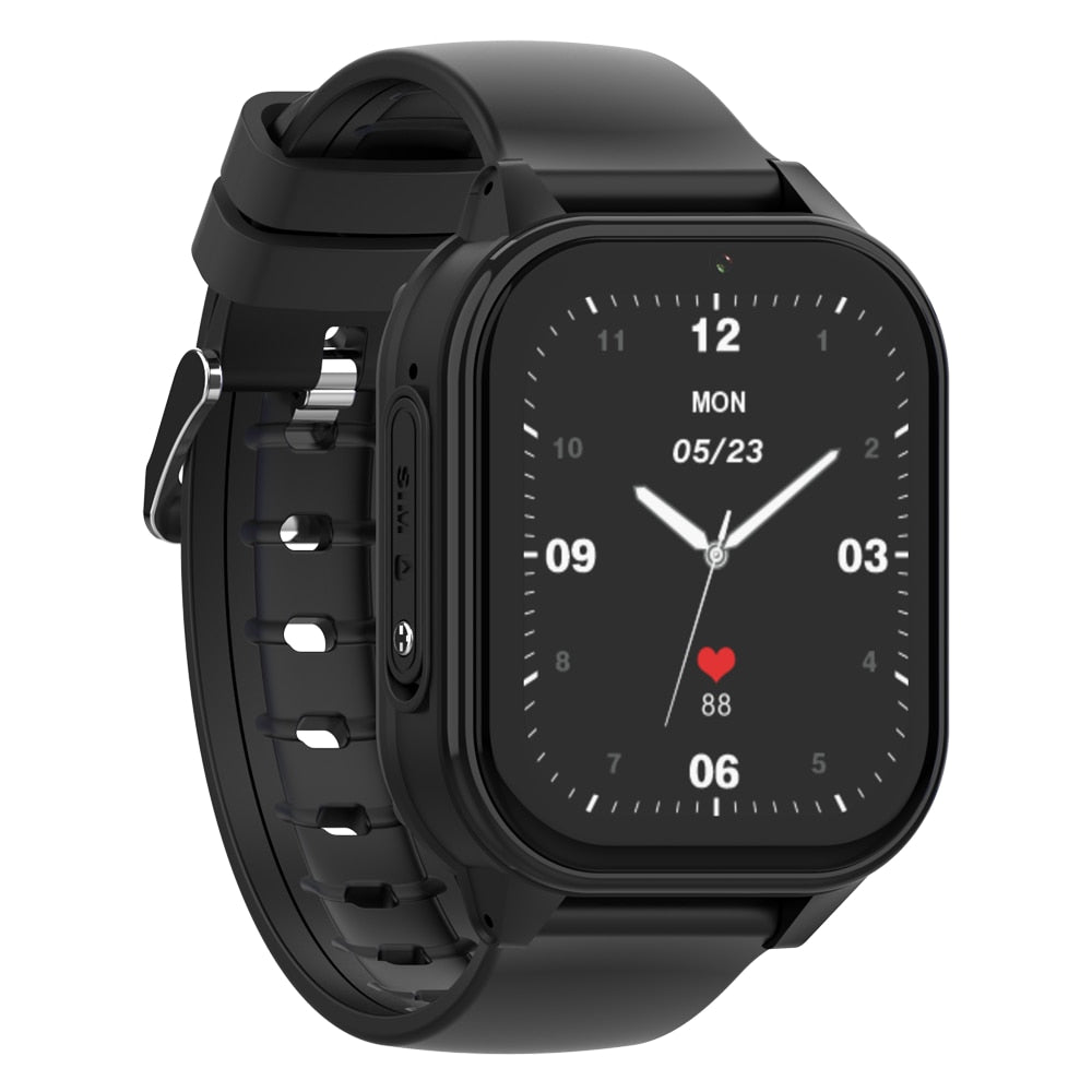 Ceas Smartwatch GPS Copii cu Localizare si Telefon Techone™ KT19T, Negru