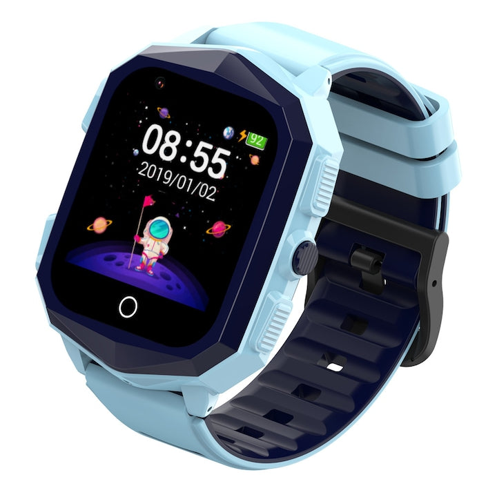 Ceas smartwatch GPS copii Techone™ KT20S 4G, Albastru