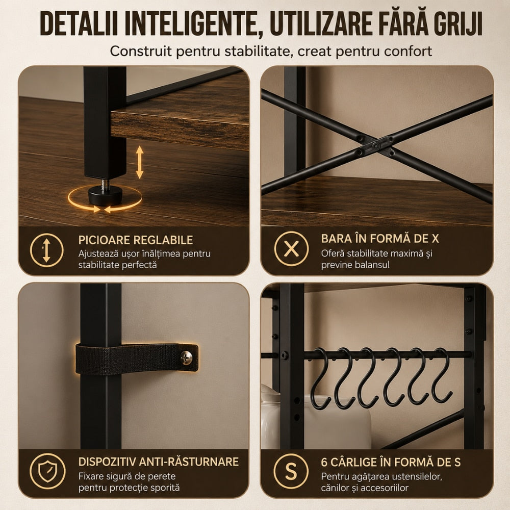 Raft Bucatarie KD Home Barista Loft