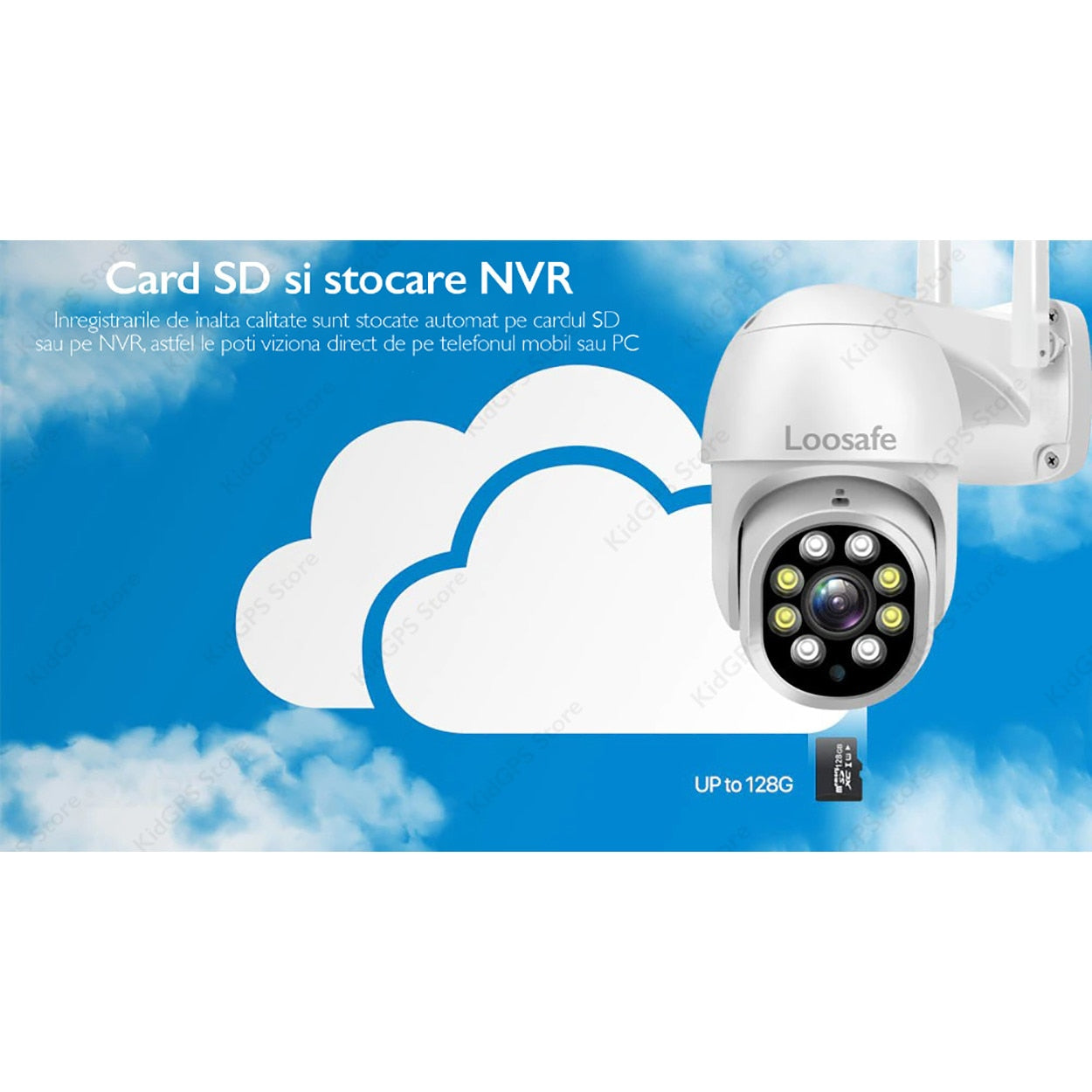 Camera de supraveghere WIFI Loosafe® 80XP Max+ 8MP