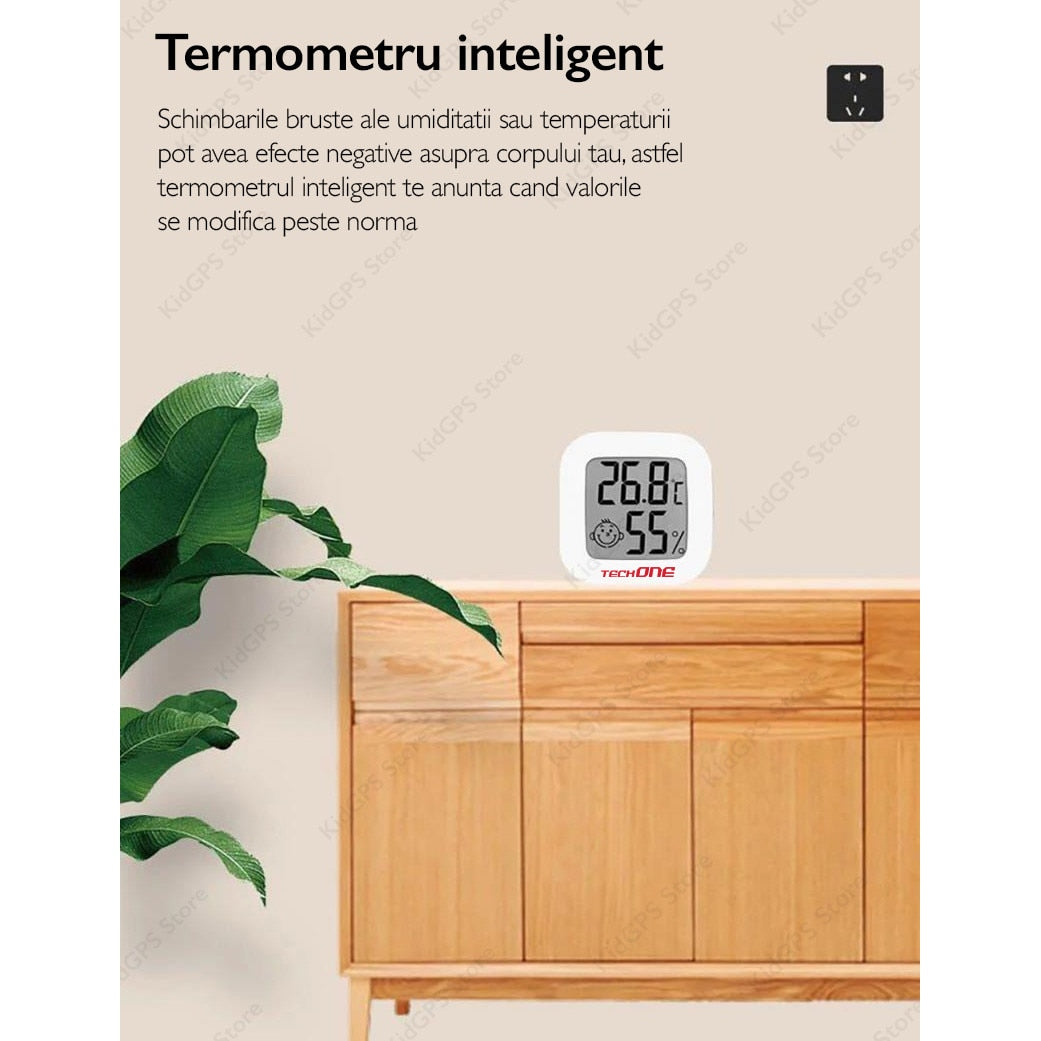Termometru si higrometru de camera Techone® CX-0726