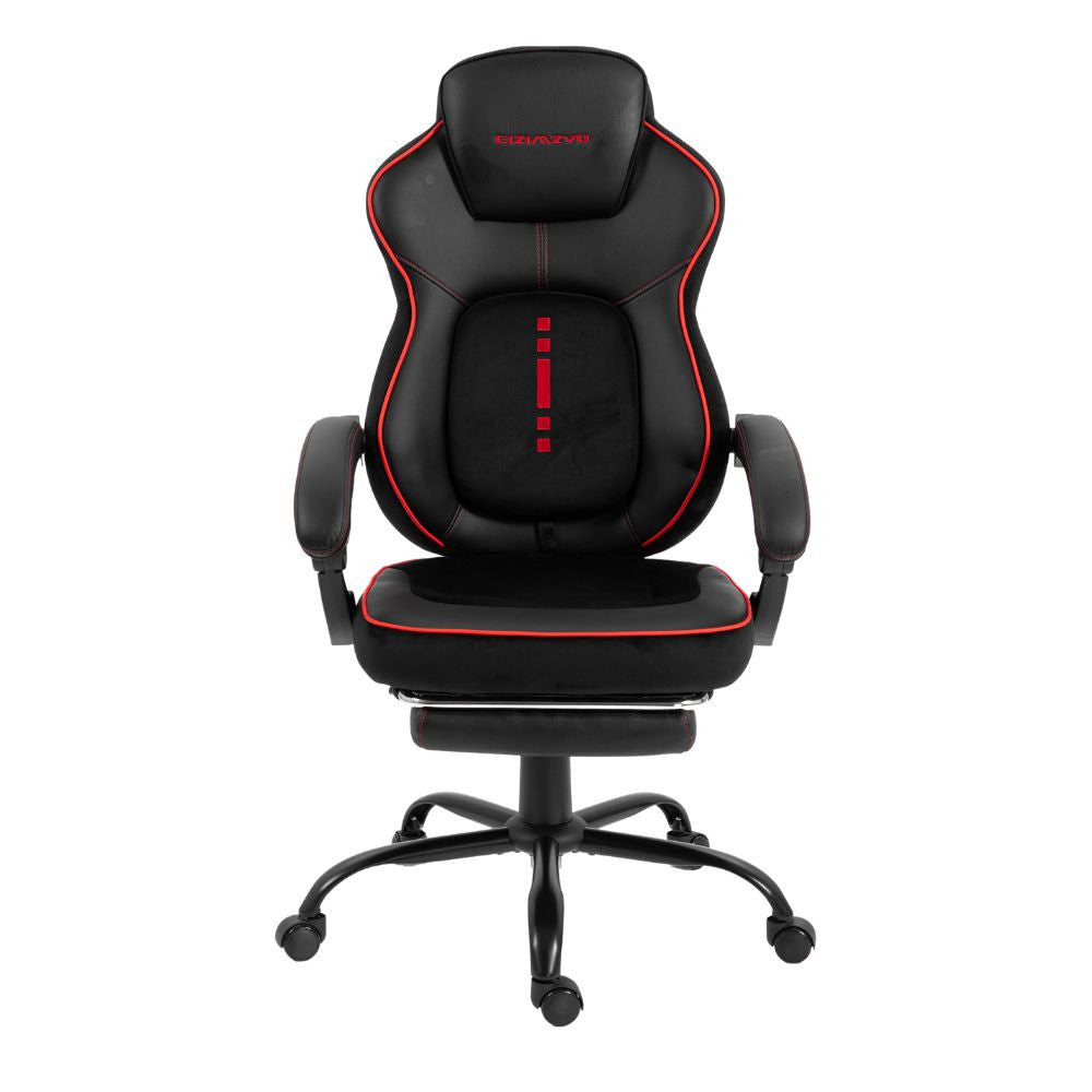 Scaun Gaming Ergonomic Premium Profesional KD Home Apex Fusion EIZI, Negru/Rosu