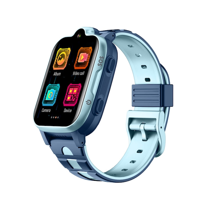 Ceas smartwatch GPS copii Techone™ CT08+ Full View IPS, Albastru