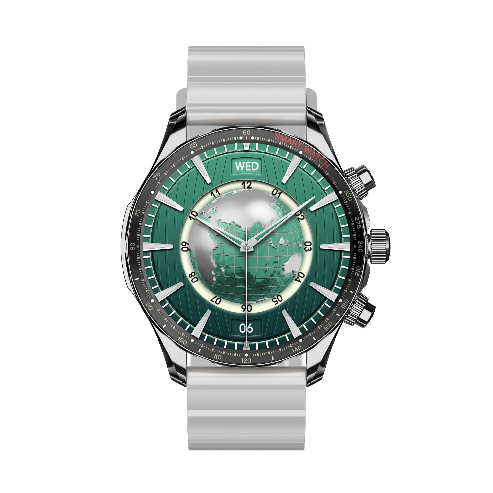 Ceas Smartwatch Barbati Wonlex® DW14 Royal Oak, Argintiu