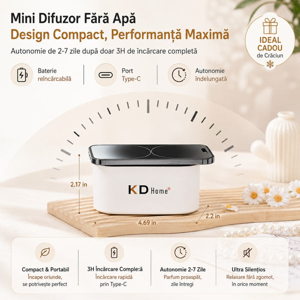 AirBloom — design compact portabil
