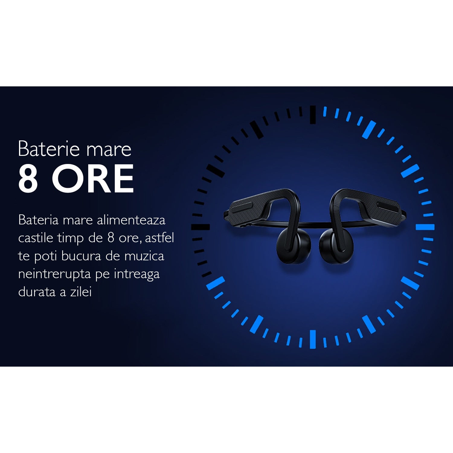 Casti Wireless Bone Conduction Runmus® Pro Runner
