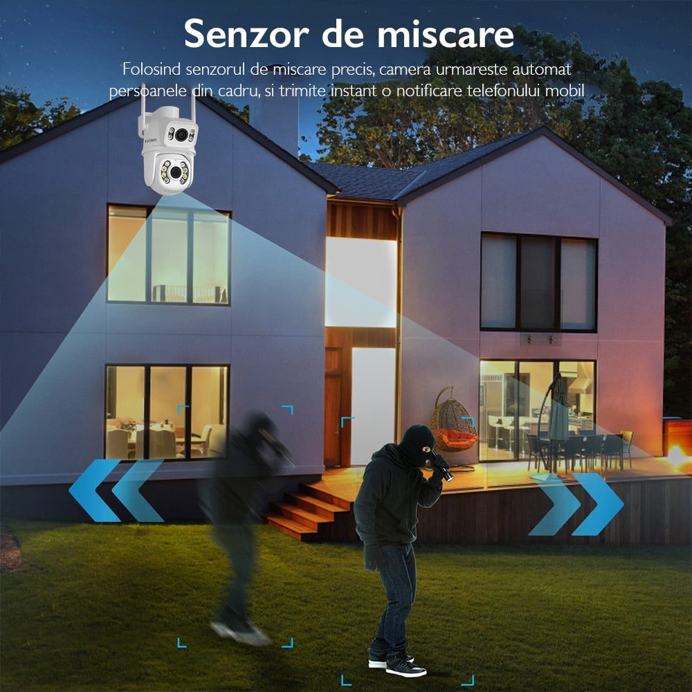 Camera de supraveghere dubla WIFI Loosafe® Master Eye
