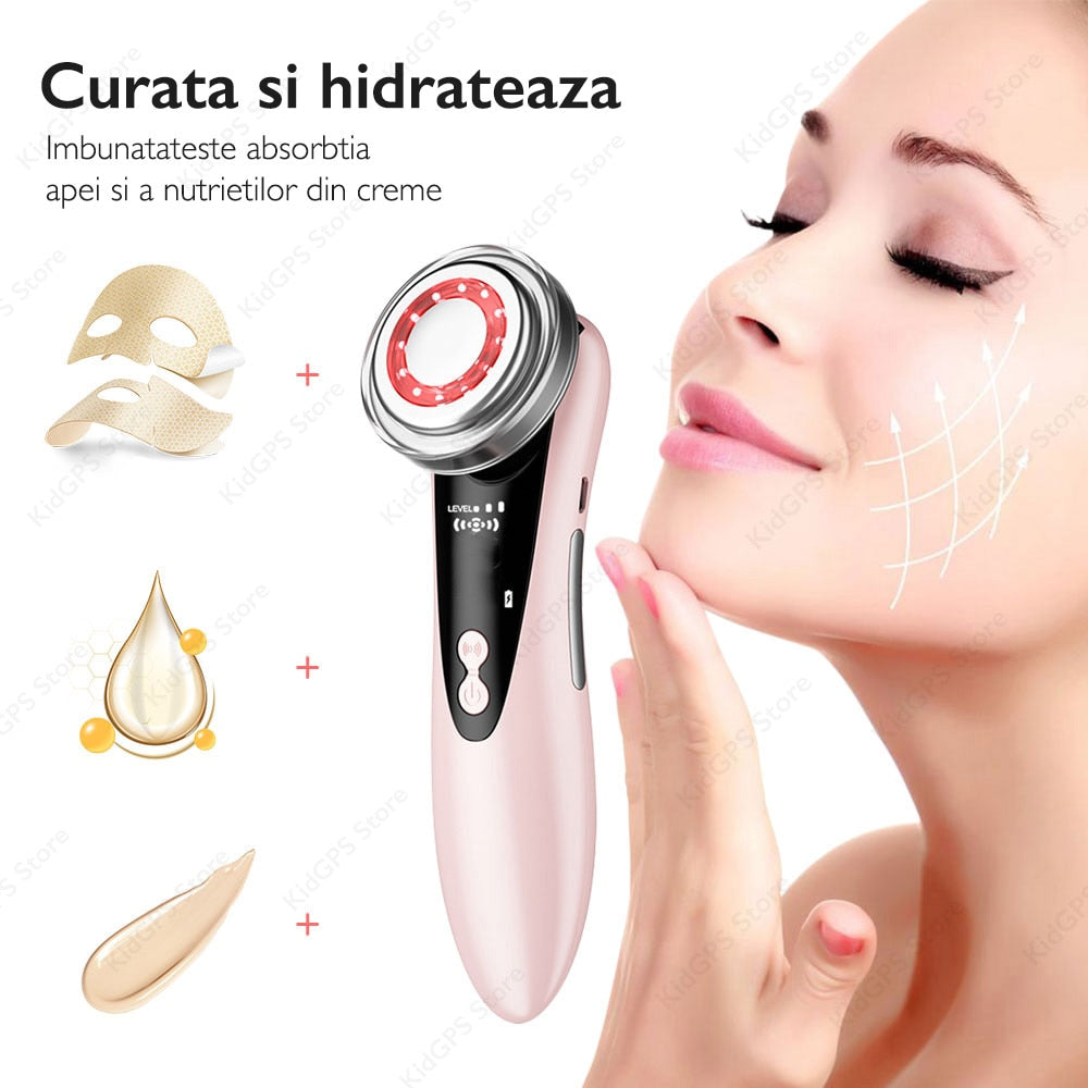 Aparat pentru ingrijire faciala 5 in 1 Horigen™ W-618