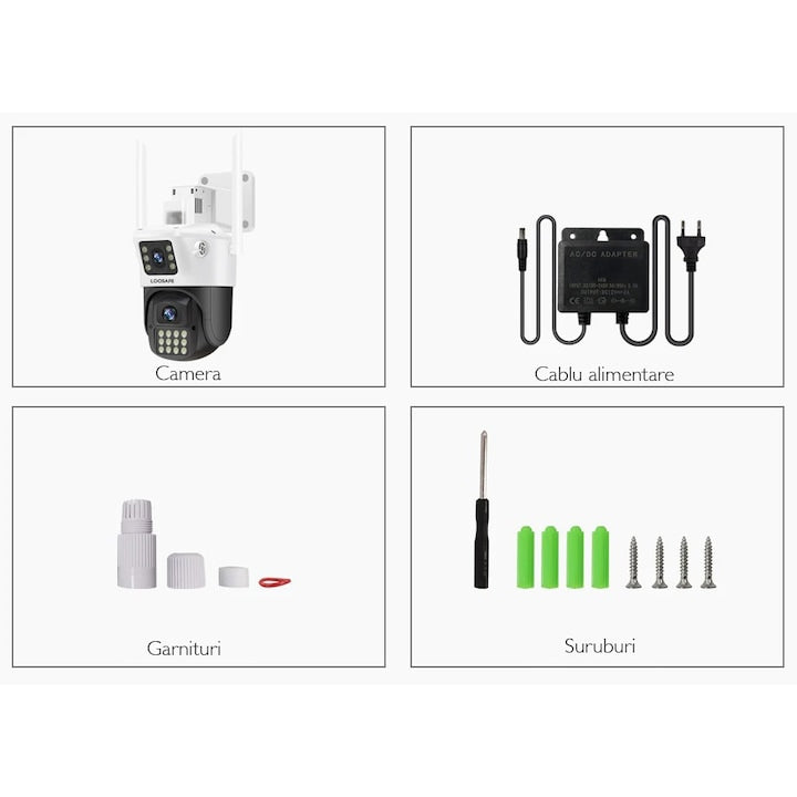 Camera de Supraveghere Dubla Wireless CCTV Loosafe® 80MX