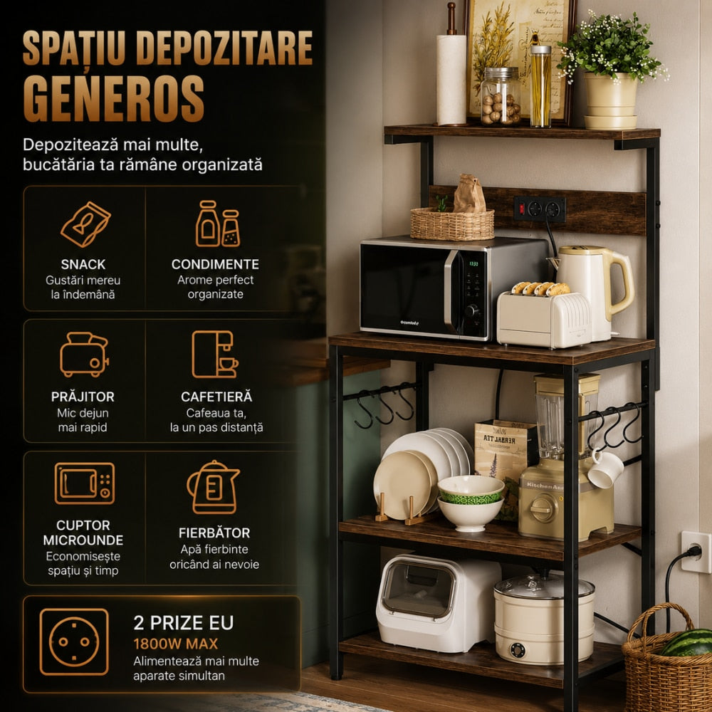 Raft Bucatarie KD Home Barista Loft
