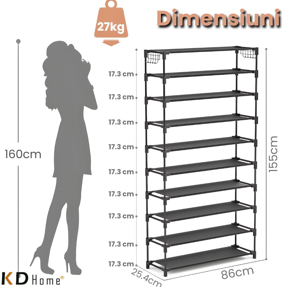 Organizator Pentru Pantofi KD Home Shoe Tower X