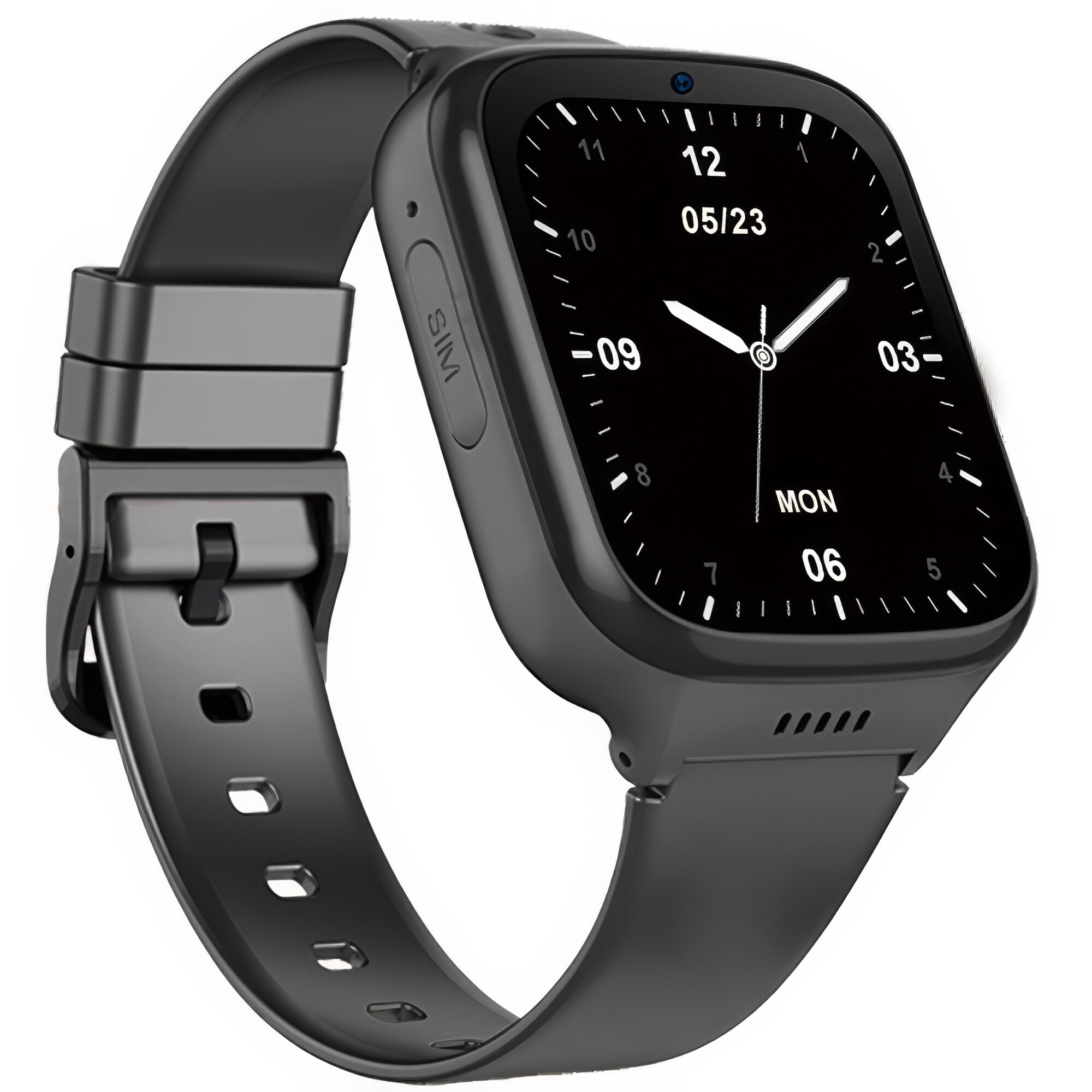 Ceas Smartwatch GPS Copii si Adulti Cu Localizare Si Telefon Techone® FamilyTrack CT30 PRO, Negru