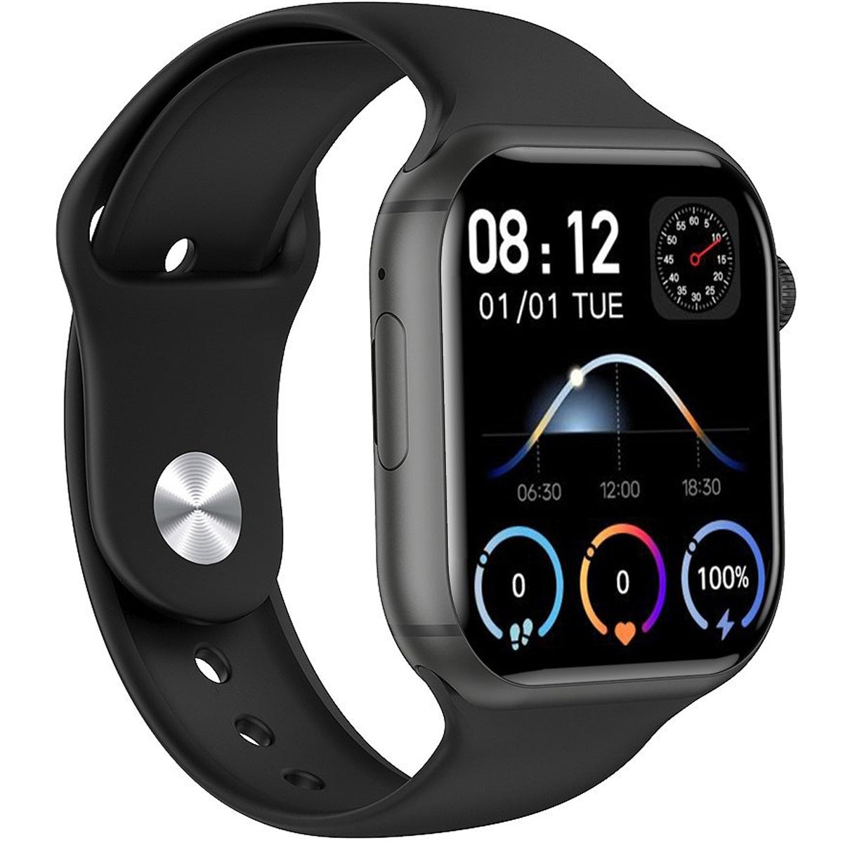 Ceas Smartwatch Barbati TechONE® GlideWatch, Negru