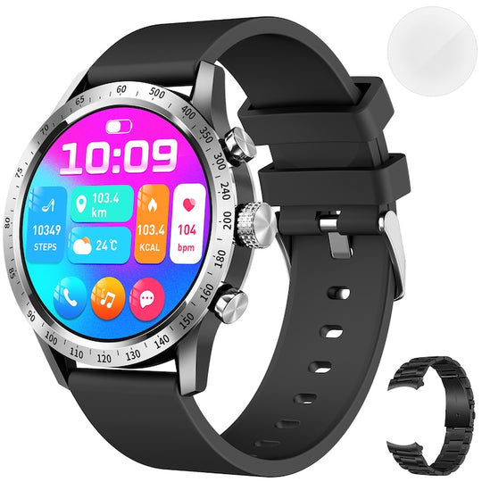Ceas Smartwatch Barbati Wonlex DW25 Sky Line, Negru