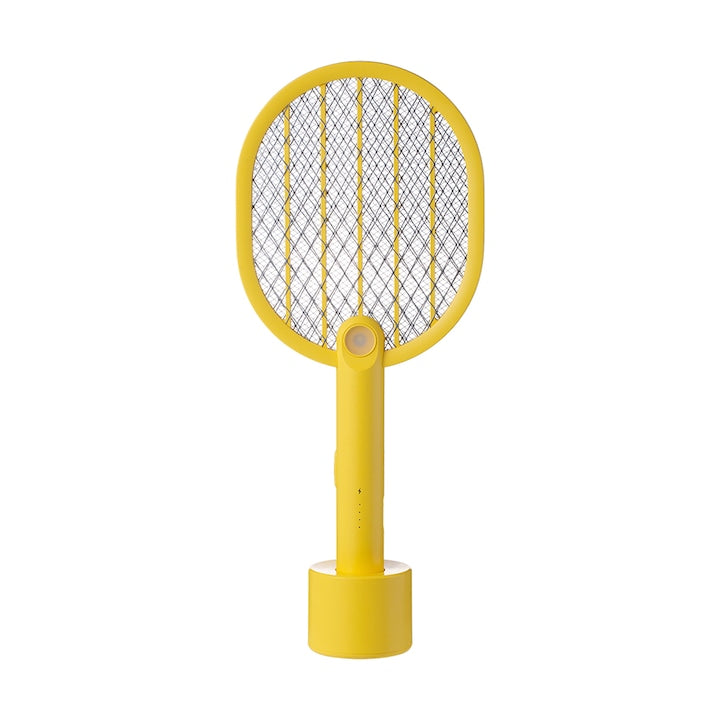 Paleta electrica anti tantari si insecte 2 in 1 Grunluft®, Galben