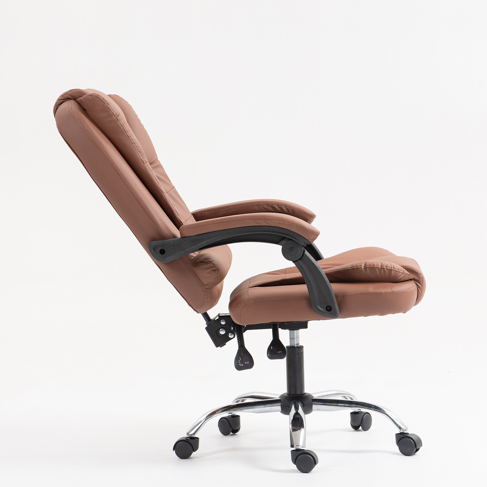 Scaun De Birou Directorial Ergonomic KD Home® ErgoLux Regal Comfort, Maro