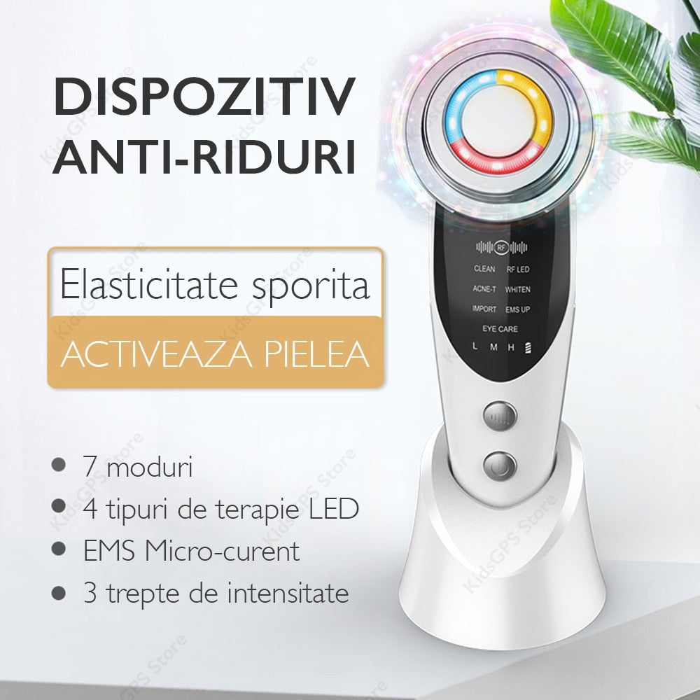 Aparat profesional pentru tratament facial si intinerirea pielii 7 in 1 Horigen®