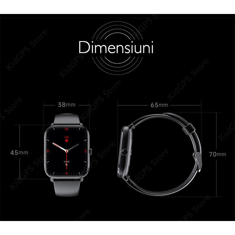 Ceas smartwatch TechONE™ KM04, Roz