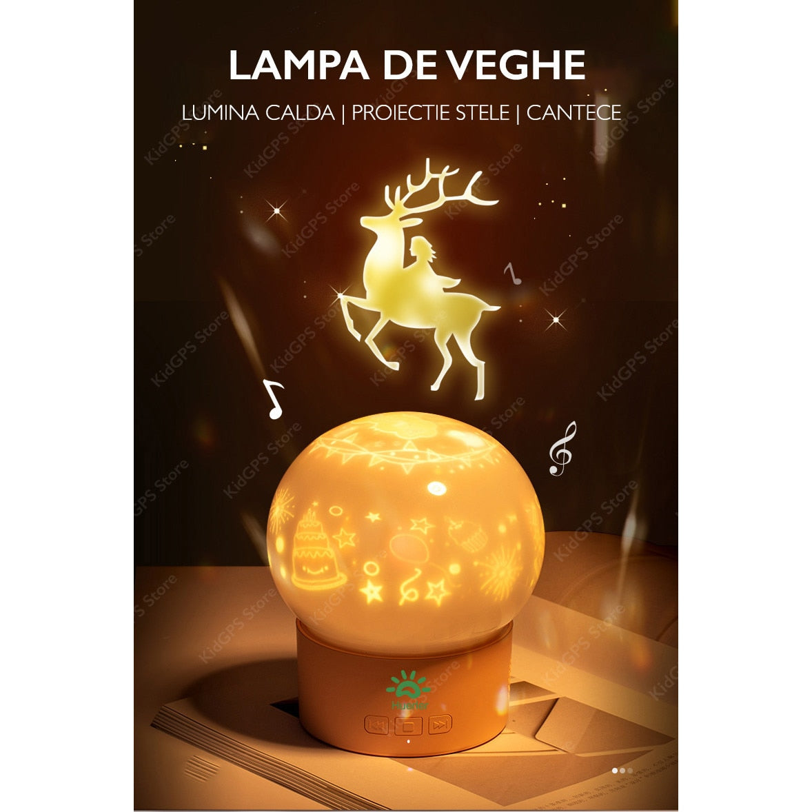 Lampa de veghe portabila pentru copii Huerler® TD01 LED