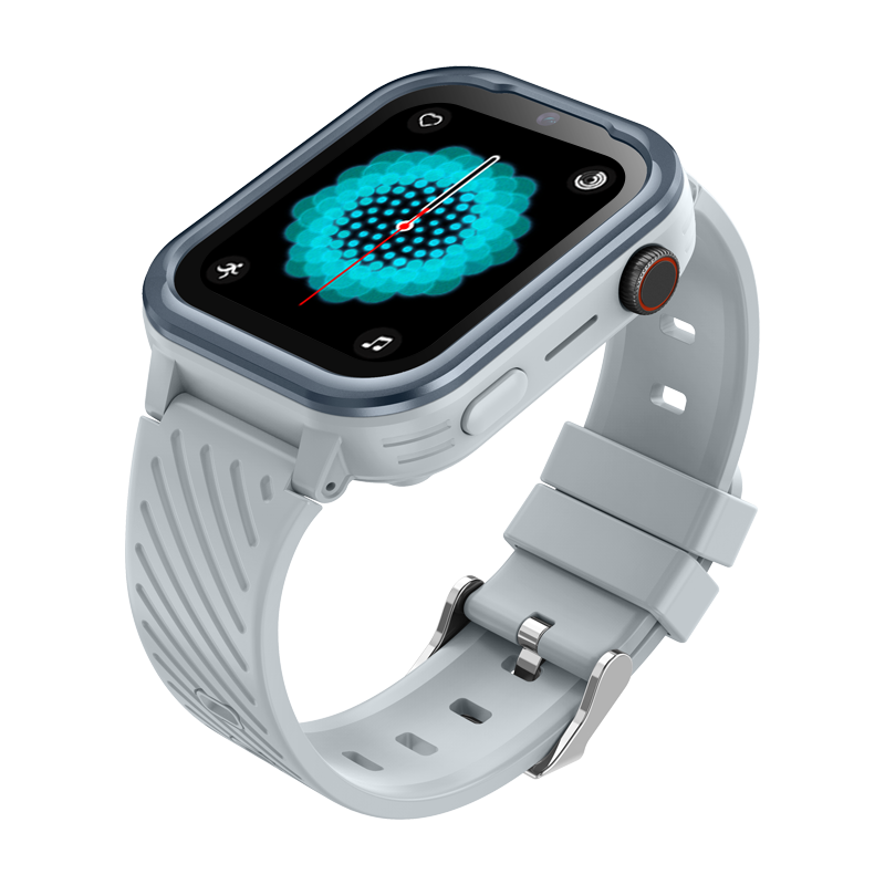 Ceas Smartwatch GPS Copii cu Localizare si Telefon Techone® FG60 Pro+, Argintiu