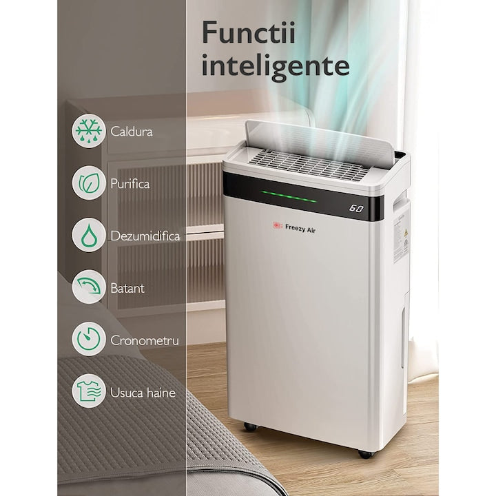 Dezumidificator si purificator aer Freezy Air® Dry Pro 20L