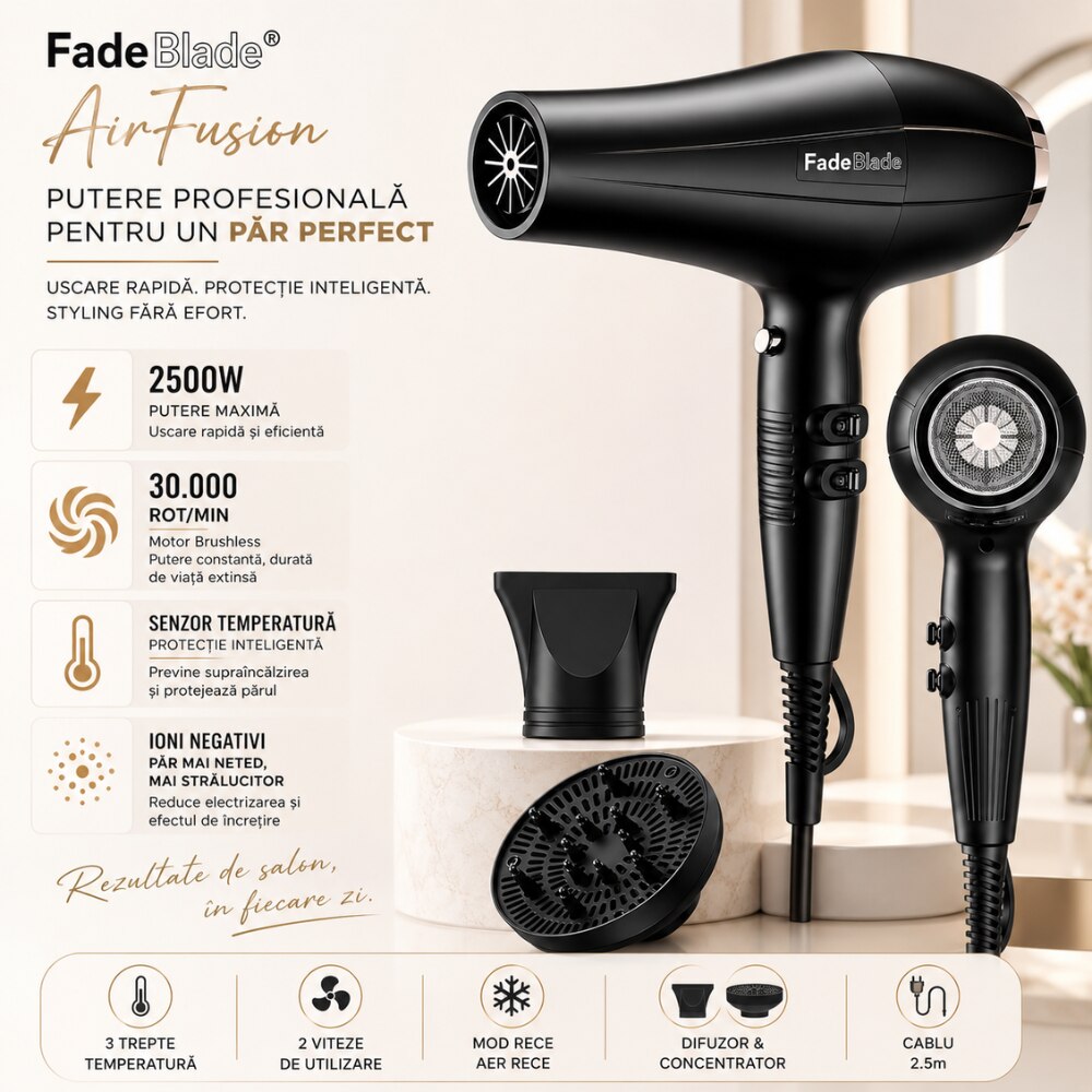 Uscator de Par Profesional FadeBlade AirFusion
