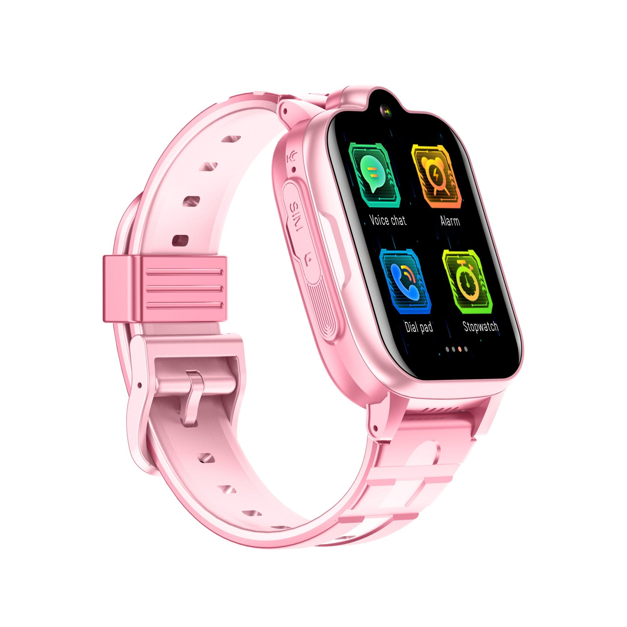 Ceas smartwatch GPS copii Techone™ CT08 Plus+, Roz